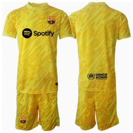 Barcelona Keeper Thuis tenue Kids 2024-25 Korte Mouw (+ Korte broeken)